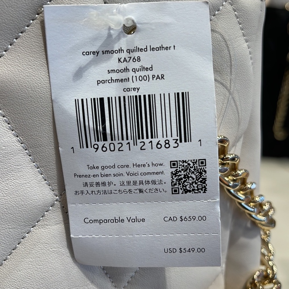 Kate Spade Carey Tote 
COLOR:
Parchment
NWT - Picture 13 of 16